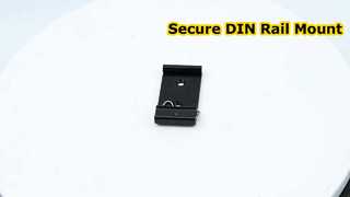 알루미늄 35mm DIN 레일 고정 클램프 검정색 DIN 레일 장착 클립 릴레이 장착용 스냅