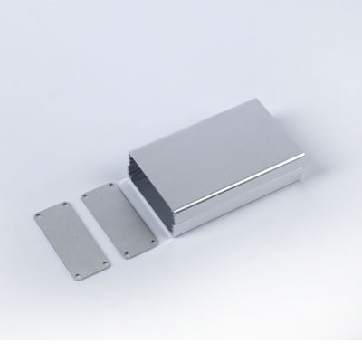 Corrosion Resistance Anodizing Black and Silver Extruded Aluminum Enclosure Housing For Industrial Control Panels