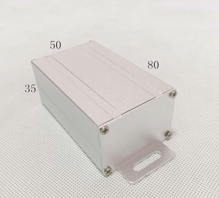 Wall-mount Aluminum Enclosure Power Coated White For Motor Drives Size 50*35*80mm