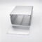 120*69*130mm  Squre Aluminium Extrusion Electronic Project Enclosure With PCB Slot