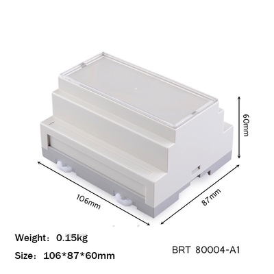 전자 프로젝트를 위한 106*87*60mm Abs Ul 94 V0 Diy Plc 딘 레일 구내